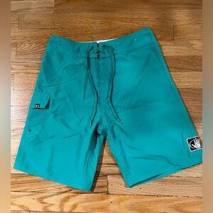 Body Glove Swim Trunks Teal Men’s Size 28